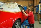 Porsche 964 Reparatur, Porsche 964 Lackaufbereitung